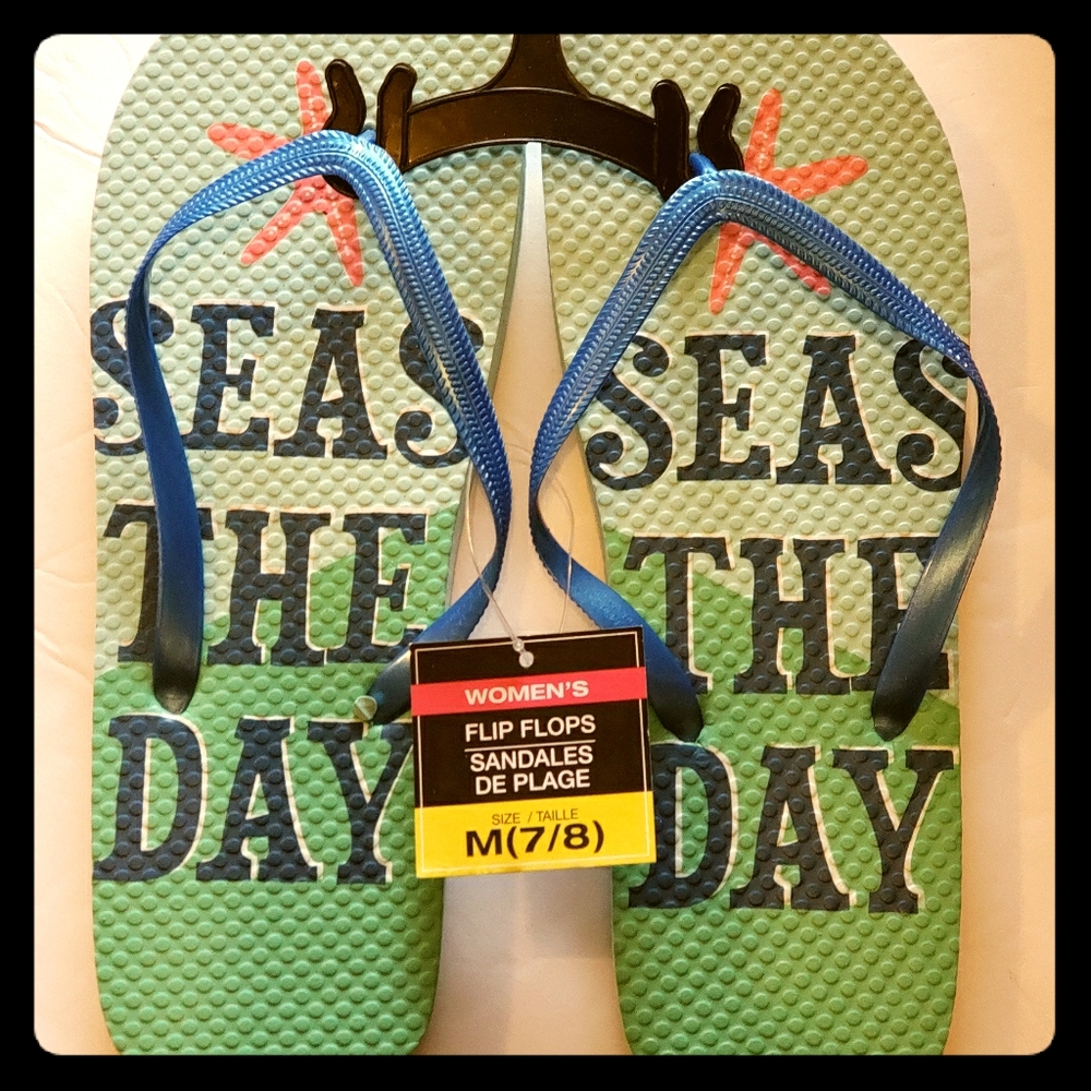 Flip flops Sandals Seas the Day